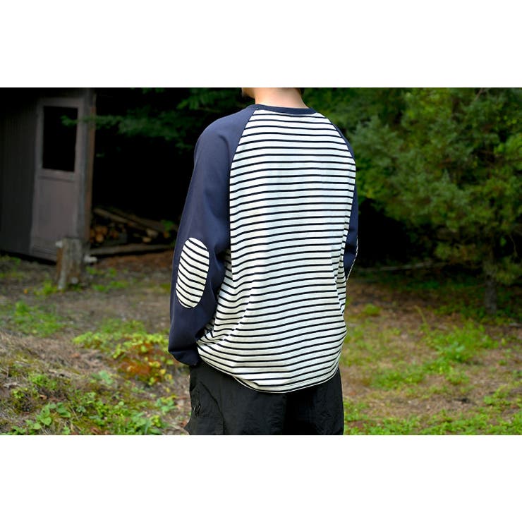 【smore】Raglan sleeve border L/S T-shirt | aimoha men | 詳細画像37 
