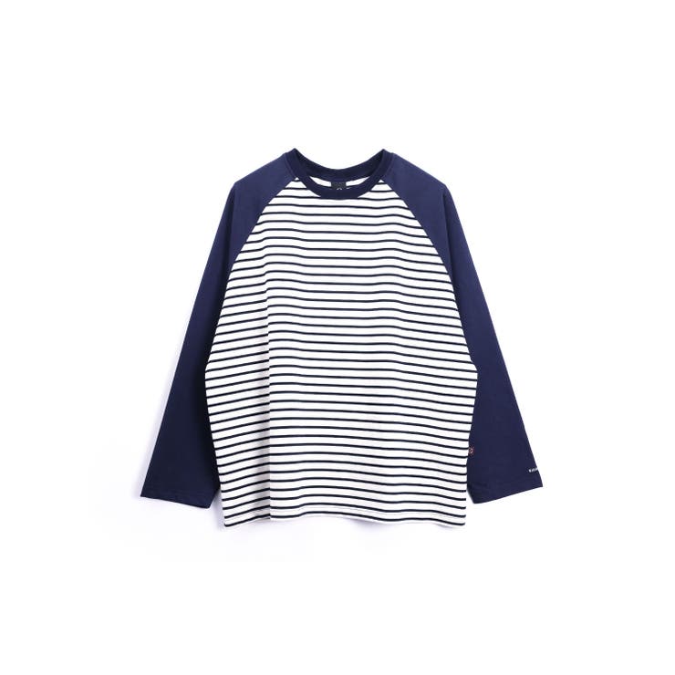 【smore】Raglan sleeve border L/S T-shirt | aimoha men | 詳細画像8 