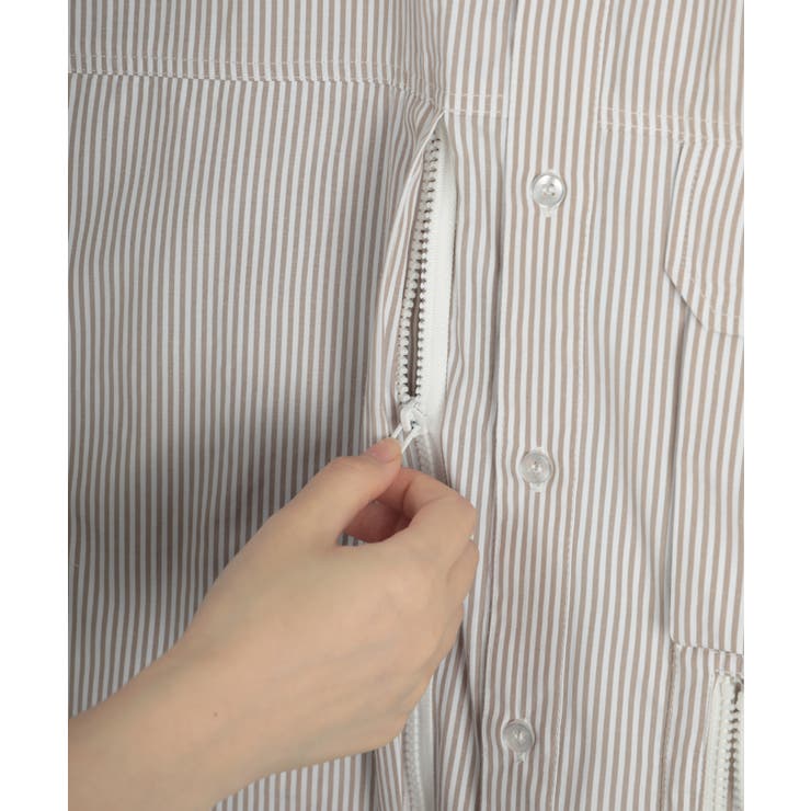 【smore】Stripe pocket l/s shirt | aimoha men | 詳細画像9 