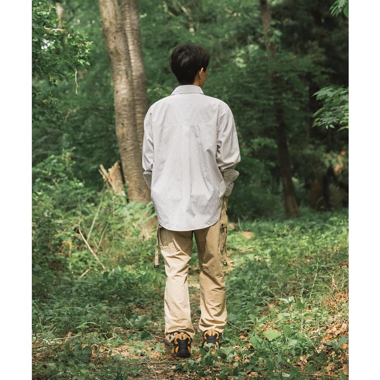 【smore】Stripe pocket l/s shirt | aimoha men | 詳細画像14 