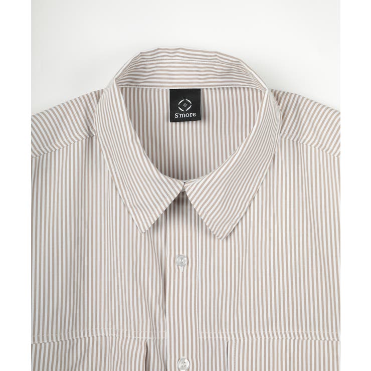 【smore】Stripe pocket l/s shirt | aimoha men | 詳細画像3 