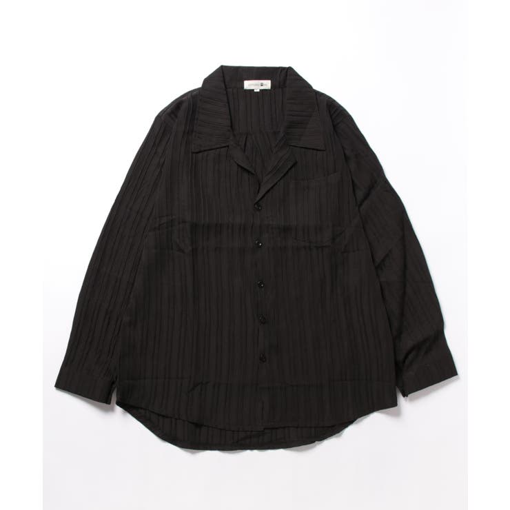 aimoha mens モード系エンボス加工シャツ | aimoha men | 詳細画像3 