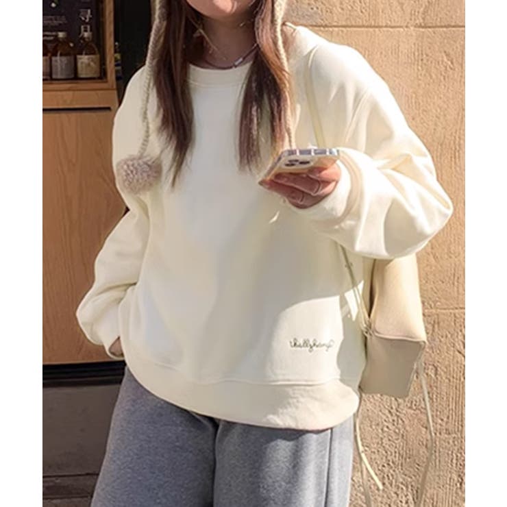 シンプルロゴデザインスウェット | aimoha  | 詳細画像3 