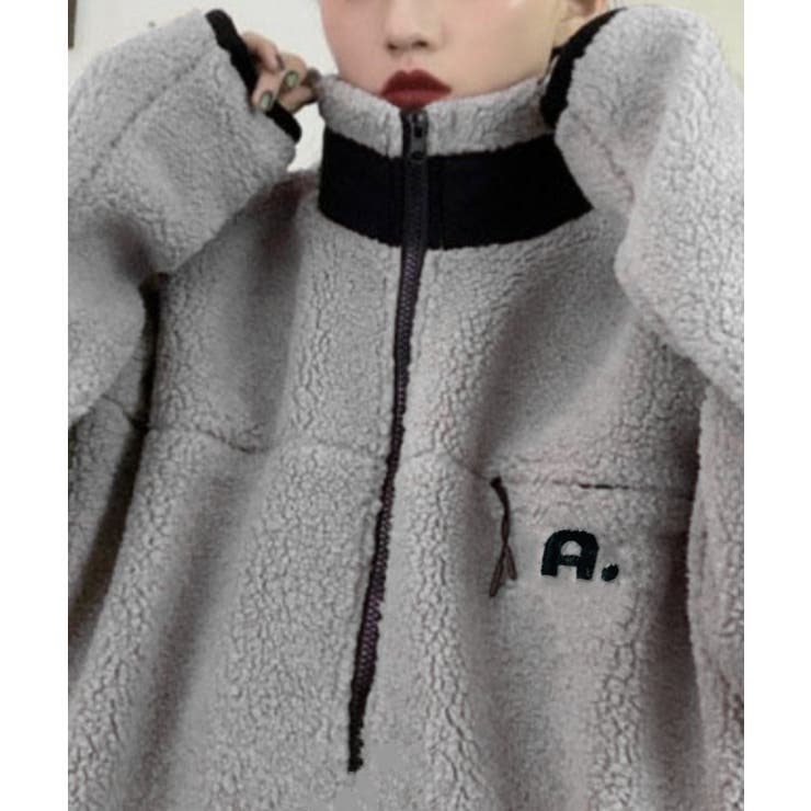 オリジナルハーフジップボアプルオーバー【AW】 | aimoha  | 詳細画像16 