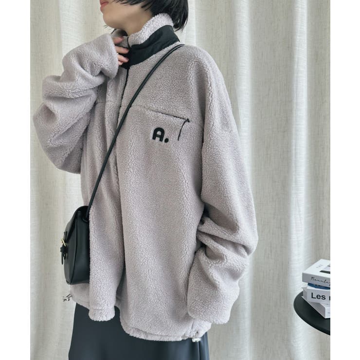 オリジナルハーフジップボアプルオーバー【AW】 | aimoha  | 詳細画像17 