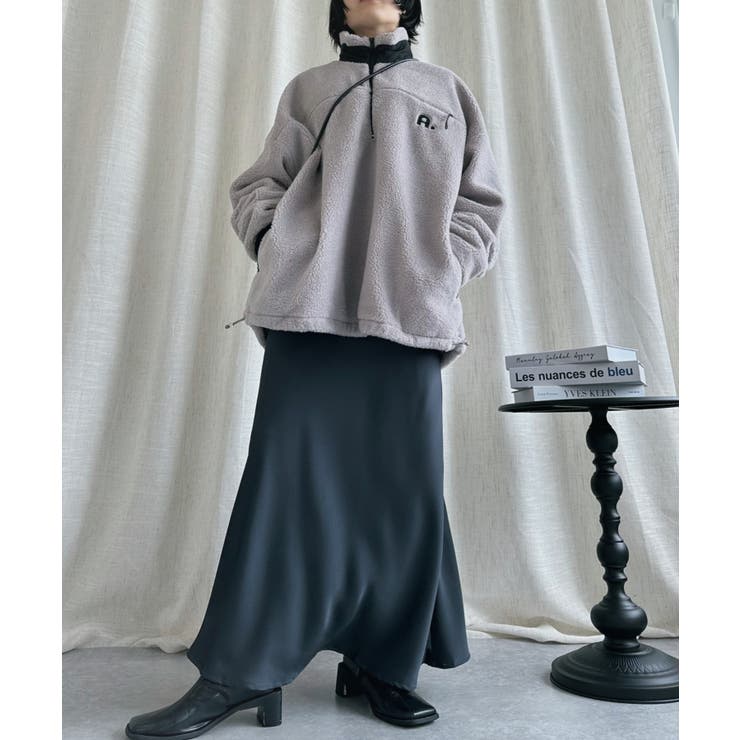 オリジナルハーフジップボアプルオーバー【AW】 | aimoha  | 詳細画像1 