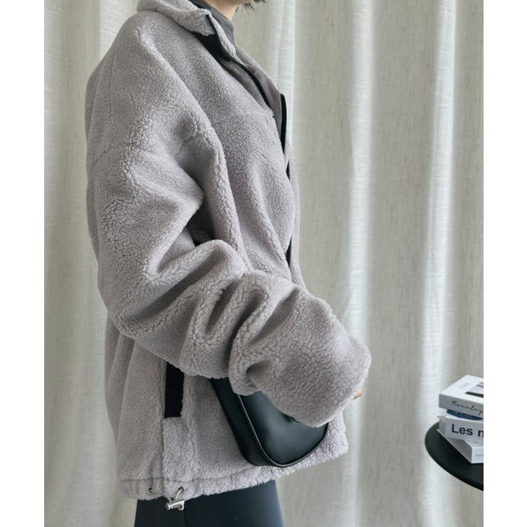 オリジナルハーフジップボアプルオーバー【AW】 | aimoha  | 詳細画像2 