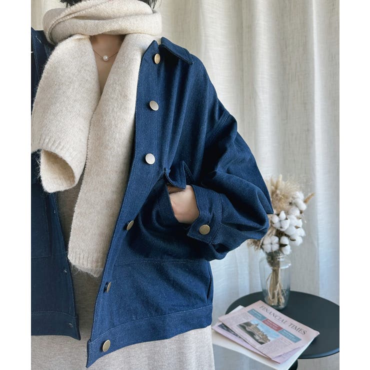 オリジナルショット丈デニムジャケット | aimoha  | 詳細画像24 