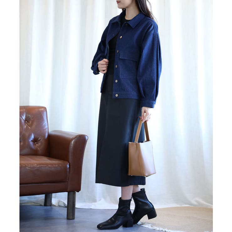 オリジナルショット丈デニムジャケット | aimoha  | 詳細画像14 