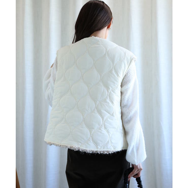 オリジナル2WAYボアベスト【AW】 | aimoha  | 詳細画像9 