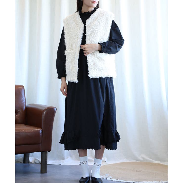 オリジナル2WAYボアベスト【AW】 | aimoha  | 詳細画像16 