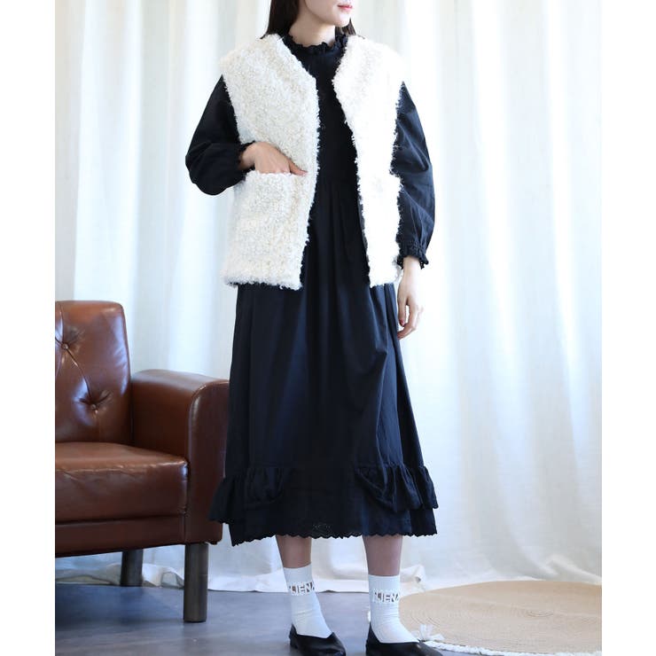 オリジナル2WAYボアベスト【AW】[品番：XT000011672]｜aimoha