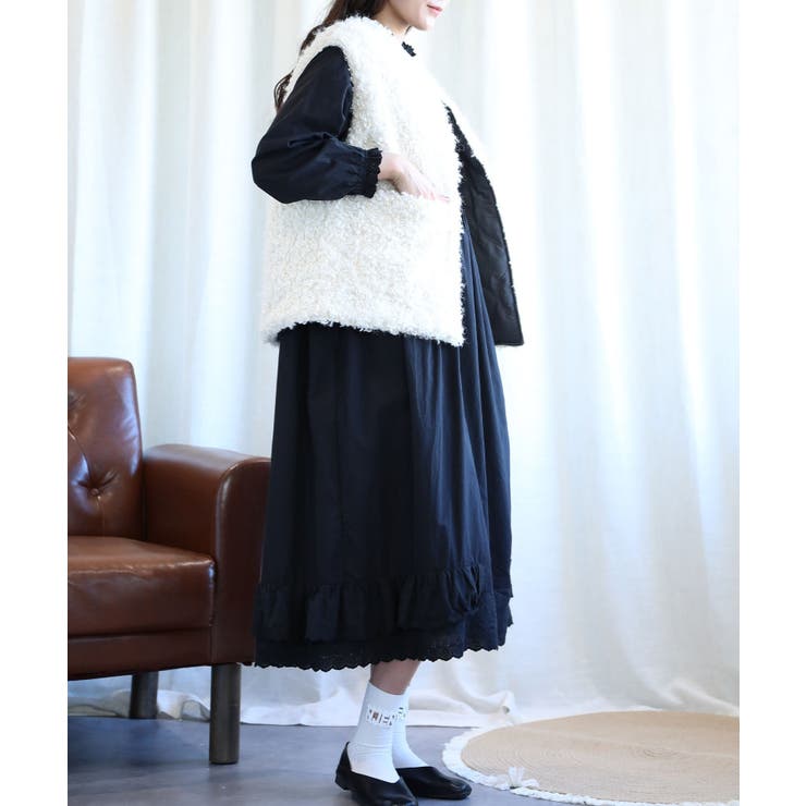 オリジナル2WAYボアベスト【AW】 | aimoha  | 詳細画像18 