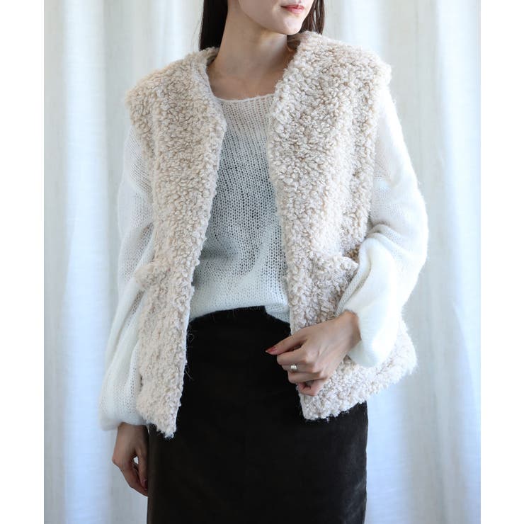 オリジナル2WAYボアベスト【AW】 | aimoha  | 詳細画像32 