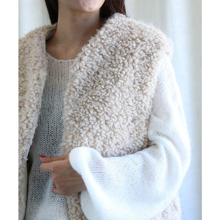 オリジナル2WAYボアベスト【AW】 | aimoha  | 詳細画像34 