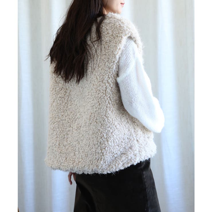 オリジナル2WAYボアベスト【AW】 | aimoha  | 詳細画像35 