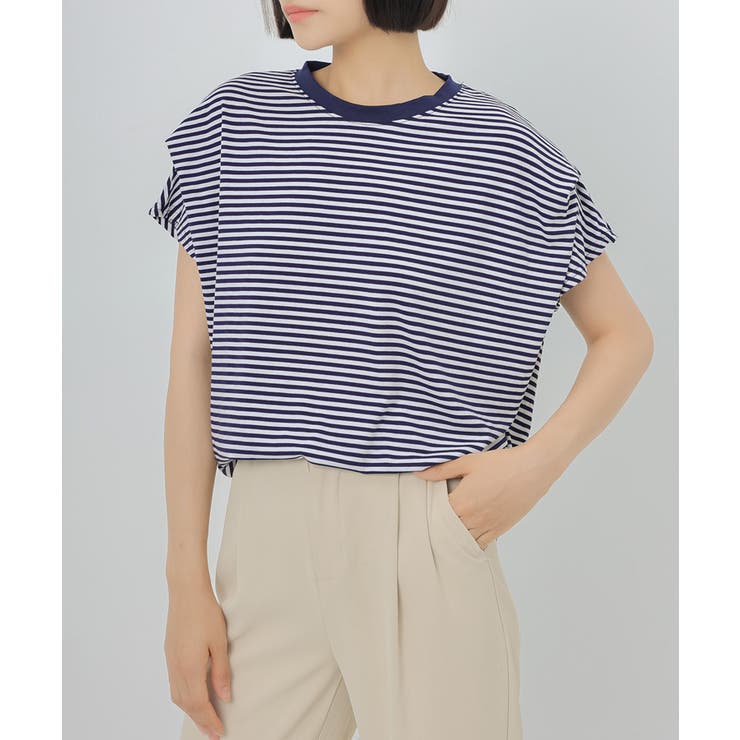 ショルダータック半袖Tシャツプルオーバー | aimoha  | 詳細画像3 