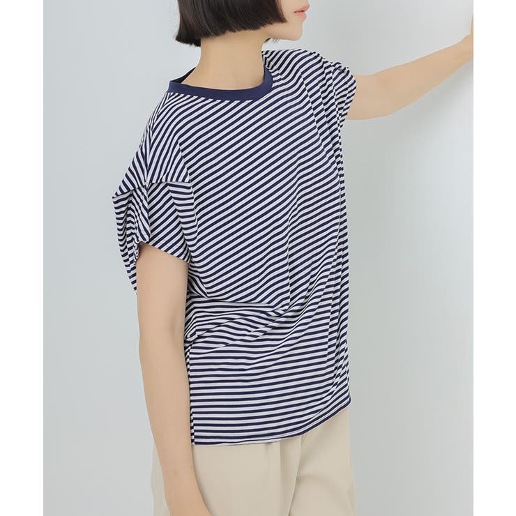 ショルダータック半袖Tシャツプルオーバー | aimoha  | 詳細画像4 