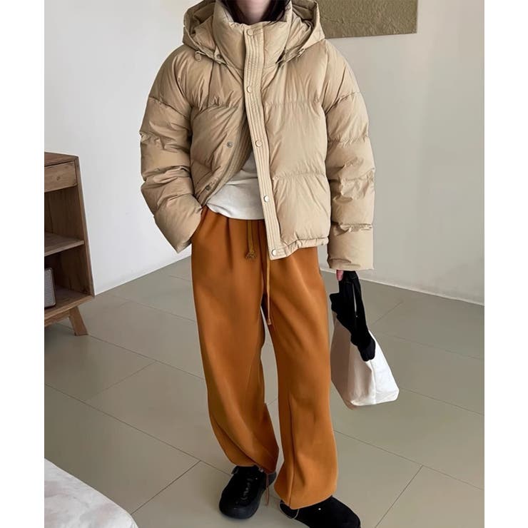 大きめフードのふかふかショートダウン | aimoha  | 詳細画像7 