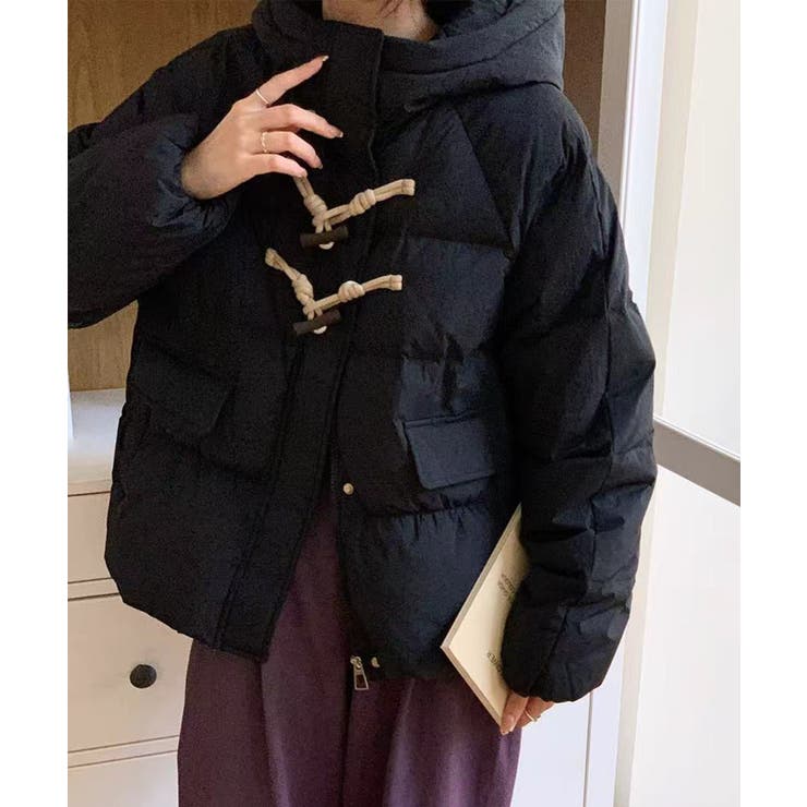 フード付きショートダウンジャケット | aimoha  | 詳細画像2 