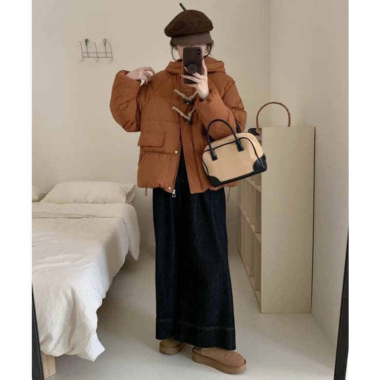 フード付きショートダウンジャケット | aimoha  | 詳細画像10 