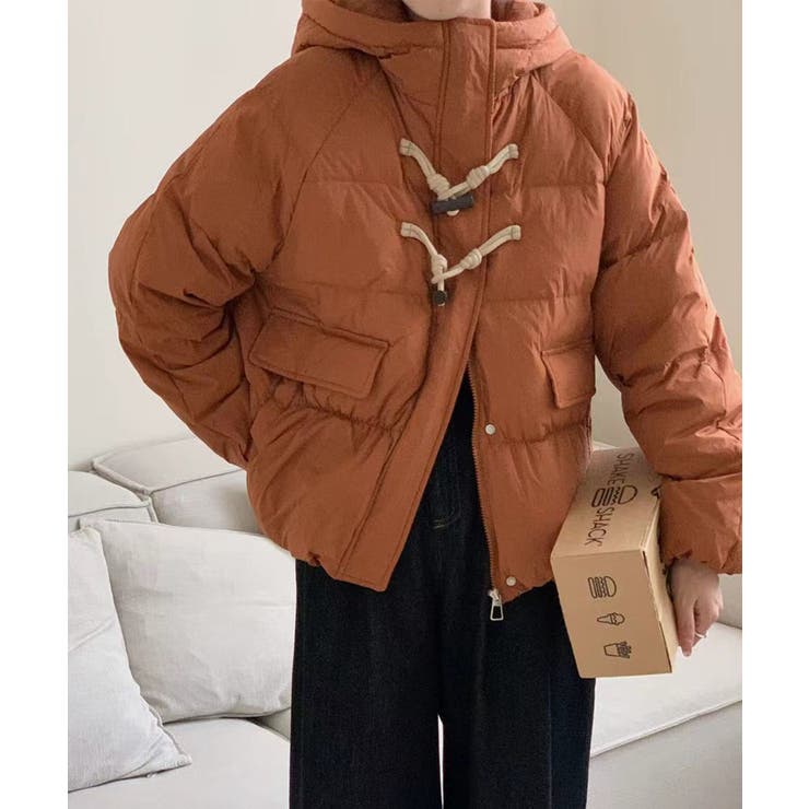 フード付きショートダウンジャケット | aimoha  | 詳細画像5 