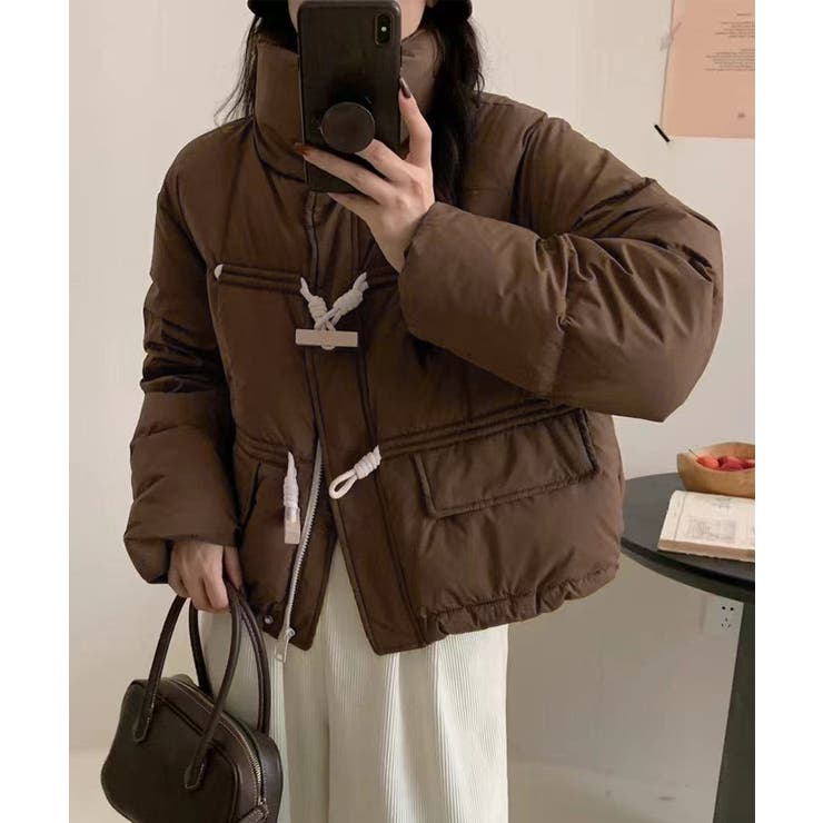 ダッフルショート丈ダウン | aimoha  | 詳細画像1 