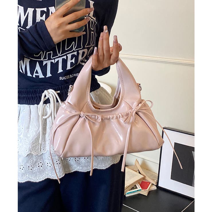 HOOK for girls 2WAY リボンデザイン フェイクレザー バッグ | HOOK | 詳細画像8 