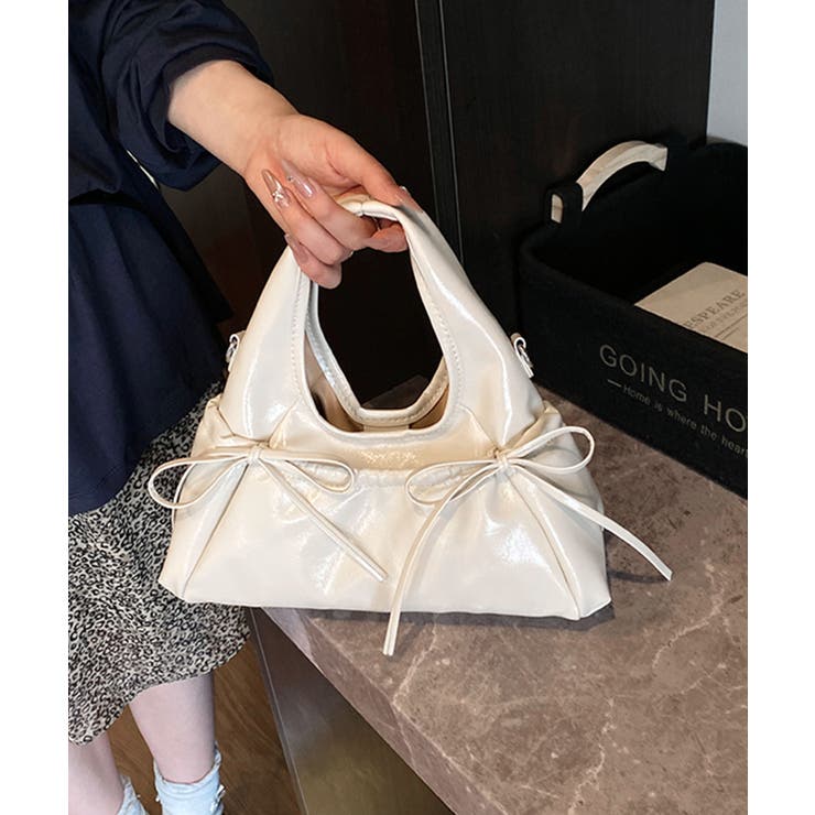 HOOK for girls 2WAY リボンデザイン フェイクレザー バッグ | HOOK | 詳細画像2 