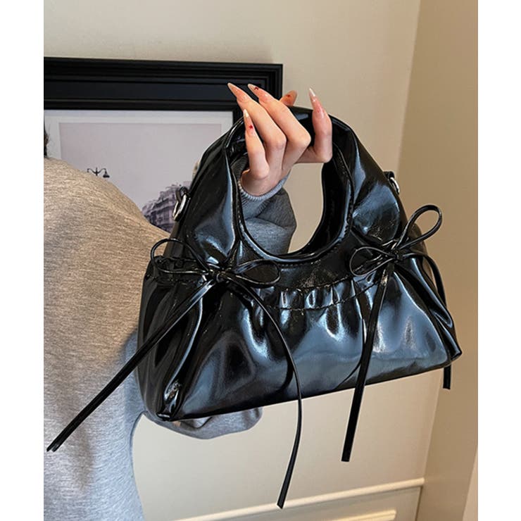 HOOK for girls 2WAY リボンデザイン フェイクレザー バッグ | HOOK | 詳細画像6 