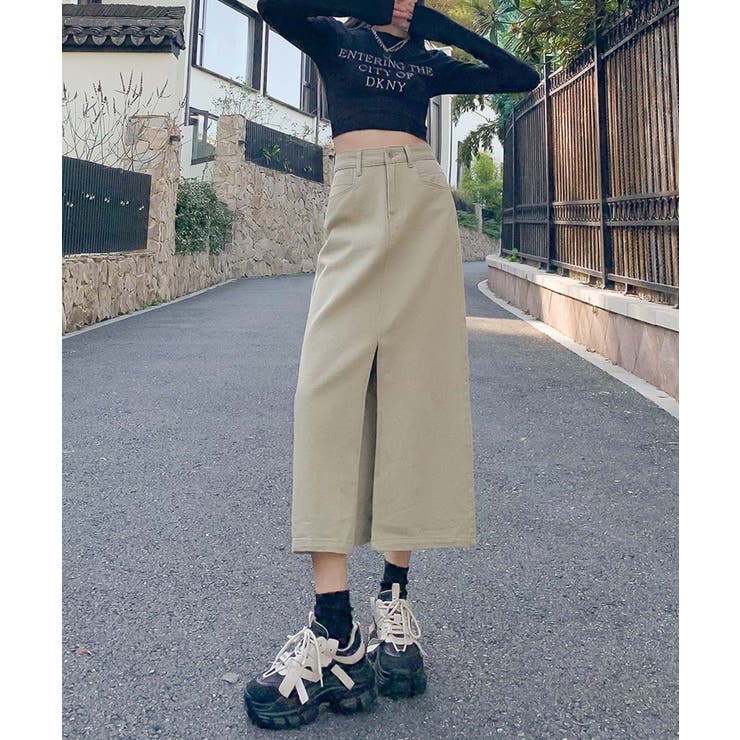 【BANICO】フロントスリットデニムスカート | aimoha  | 詳細画像8 