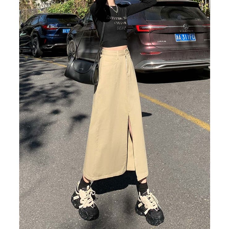 【BANICO】フロントスリットデニムスカート | aimoha  | 詳細画像29 