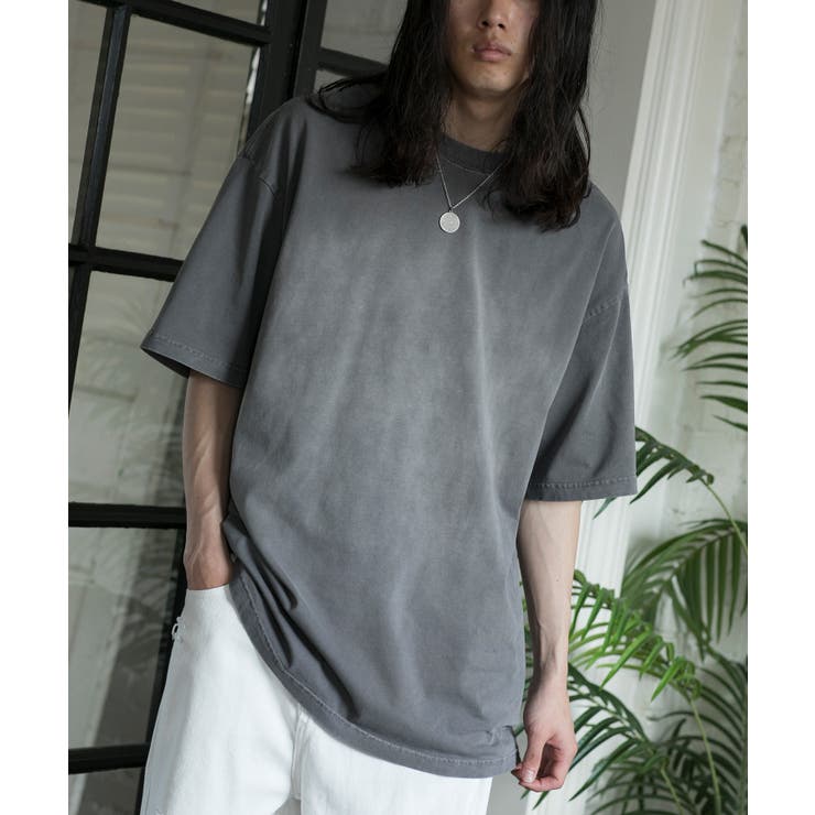 ダークグレー | 【aimoha neo】OMBRE FADE COTTON TEE【SS】 | aimoha men