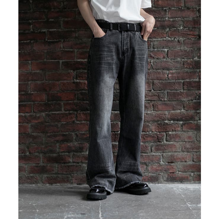 ブラック | VINTAGE WASH RELAXED | aimoha men