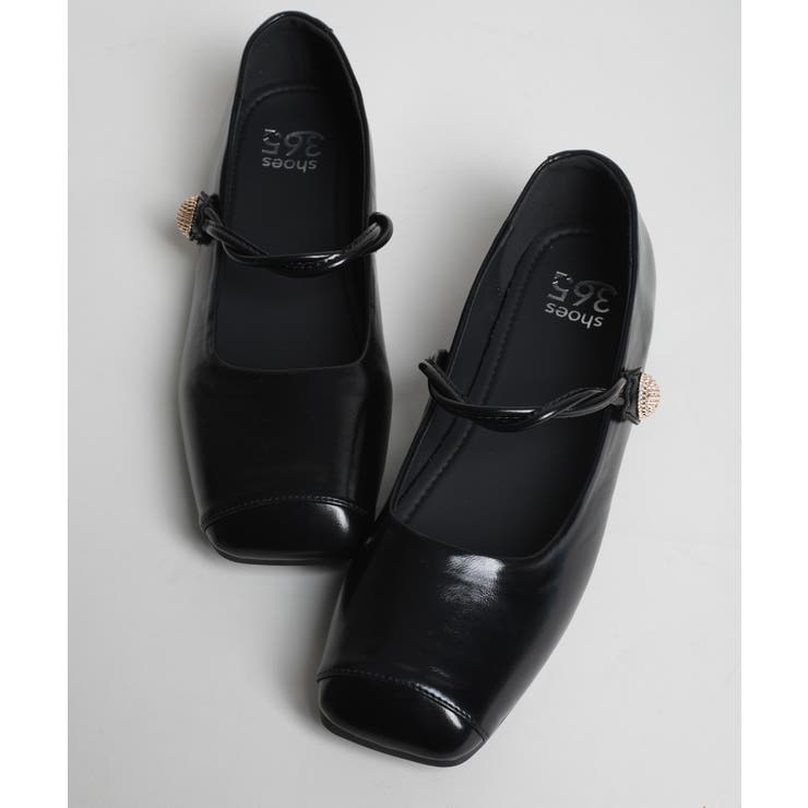 【shoes365】ストラップスクエアトゥフラットシューズ | aimoha  | 詳細画像28 