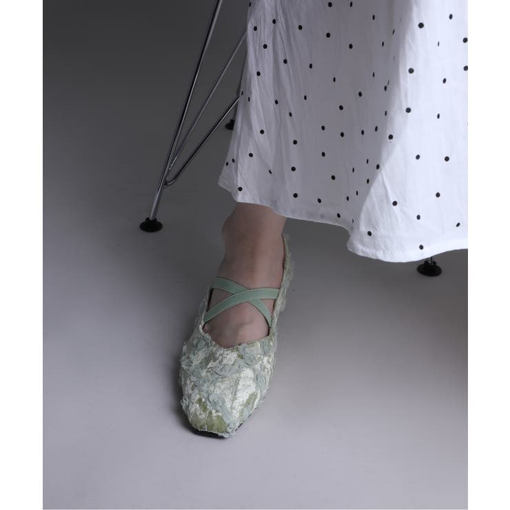 shoes365】立体花デザインのパンプス[品番：XT000011463]｜aimoha