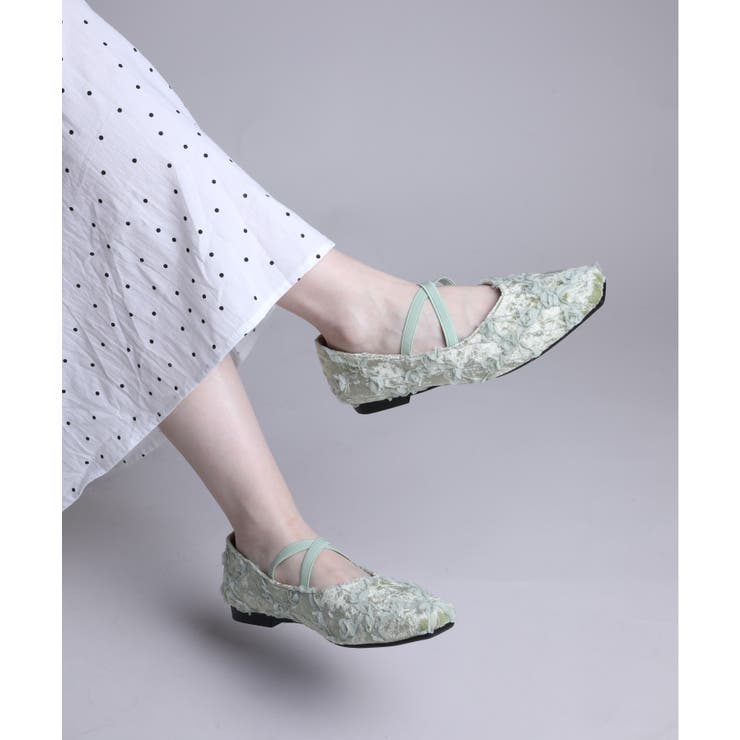 shoes365】立体花デザインのパンプス[品番：XT000011463]｜aimoha