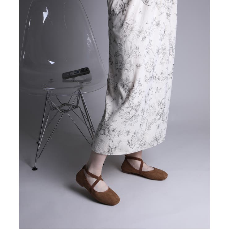【shoes365】スエード素材のクロスストラップバレエシューズ | aimoha  | 詳細画像13 