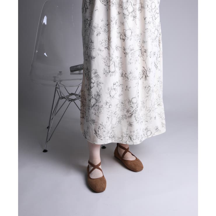 【shoes365】スエード素材のクロスストラップバレエシューズ | aimoha  | 詳細画像14 