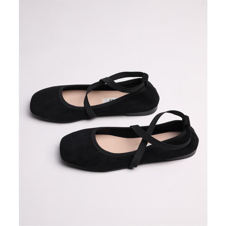 【shoes365】スエード素材のクロスストラップバレエシューズ | aimoha  | 詳細画像33 