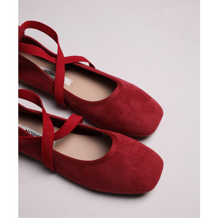 【shoes365】スエード素材のクロスストラップバレエシューズ | aimoha  | 詳細画像41 
