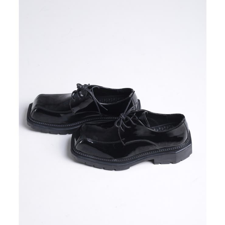 shoes365】異形スクエアトゥ厚底ドレスシューズ[品番