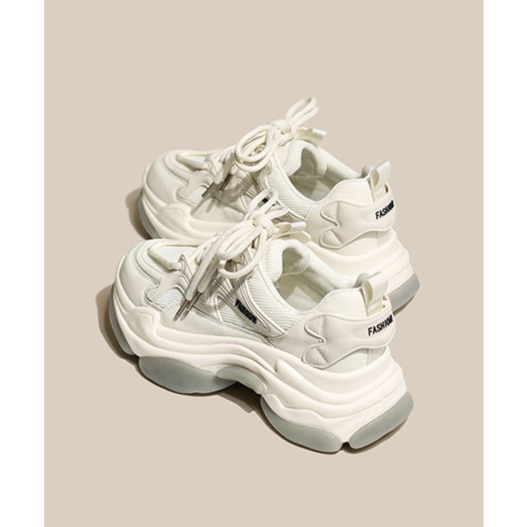Sneakersy z kontrastowymi elementami Kolor brudny róż