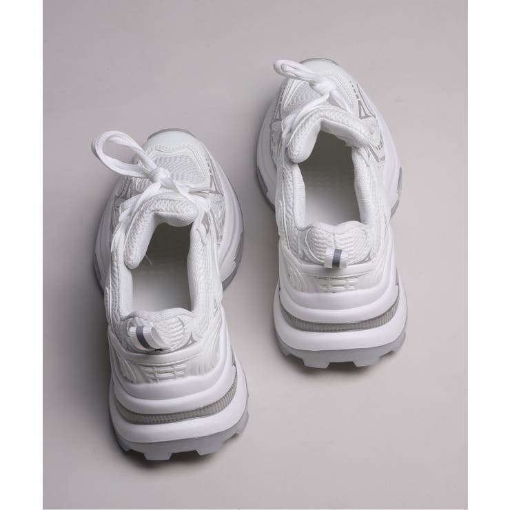 【shoes365】パッチワークデザイン厚底メッシュスニーカー | aimoha  | 詳細画像21 