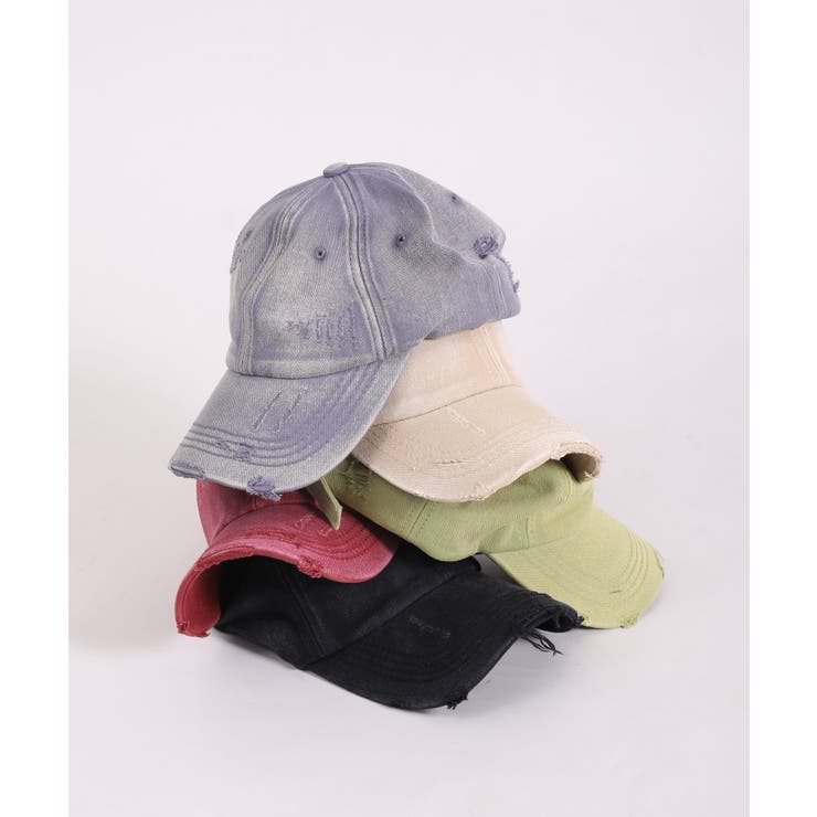 【GENXDER】ウォッシュダメージキャップ | aimoha  | 詳細画像4 