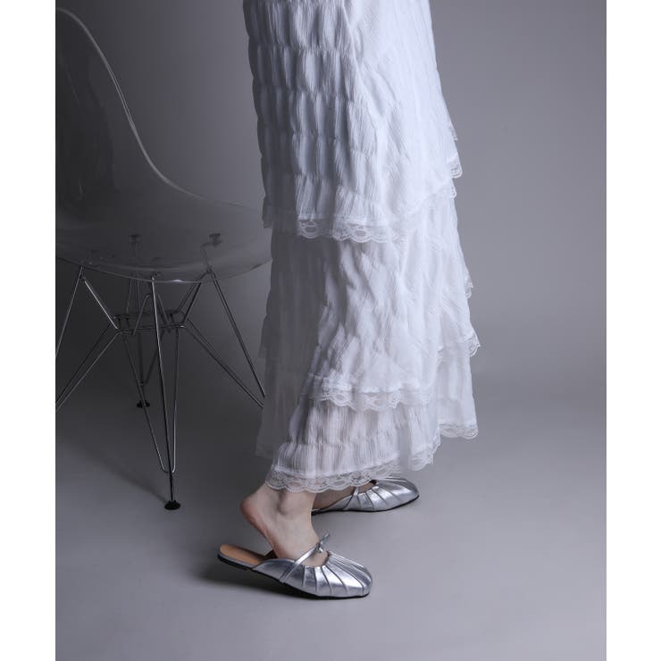 【shoes365】シャーリングリボンサンダル | aimoha  | 詳細画像10 