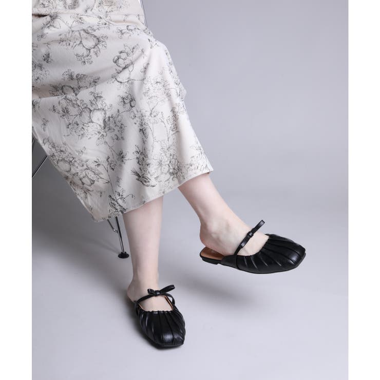 【shoes365】シャーリングリボンサンダル | aimoha  | 詳細画像23 