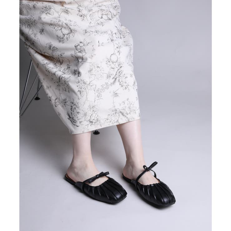 【shoes365】シャーリングリボンサンダル | aimoha  | 詳細画像24 