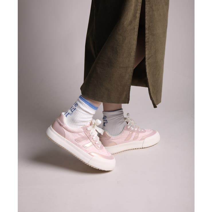 【shoes365】異素材パッチワークデザインスニーカー | aimoha  | 詳細画像13 