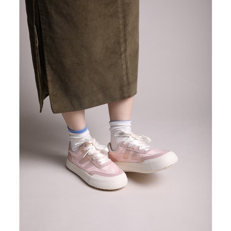 【shoes365】異素材パッチワークデザインスニーカー | aimoha  | 詳細画像16 